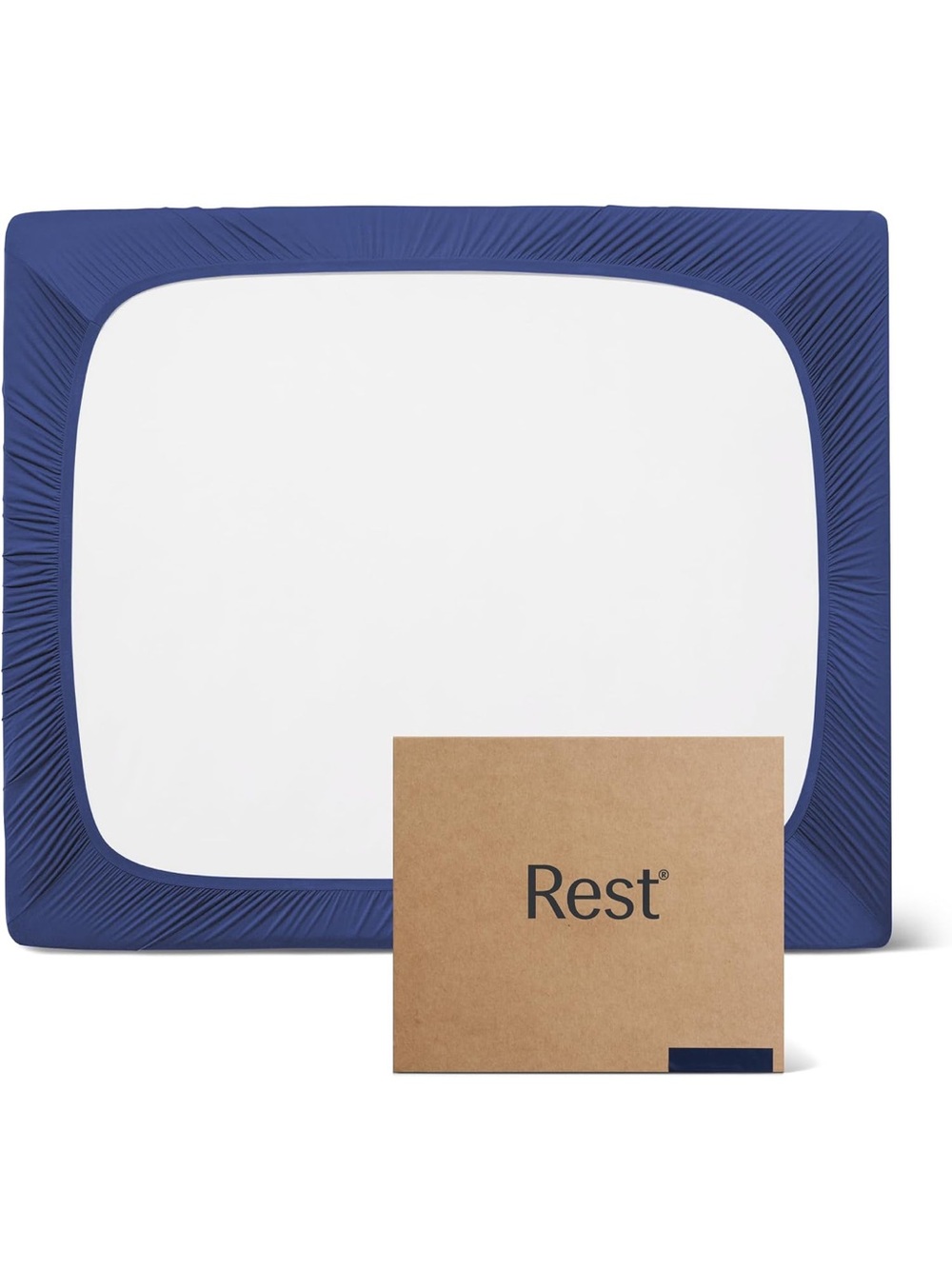 NWB REST Evercool + Cooling Fitted Sheet California King Midnight Blue